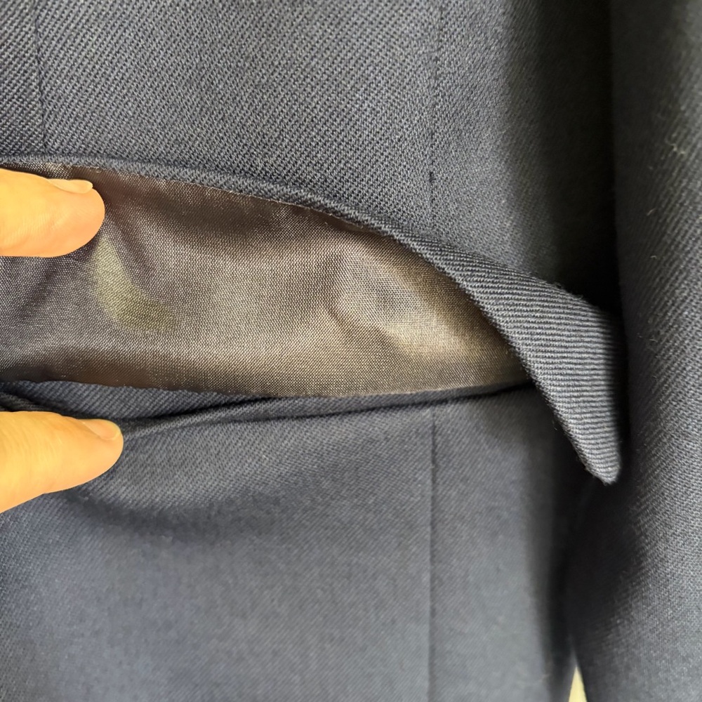 Pendleton Navy Single-Button Women's Blazer 100% … - image 6